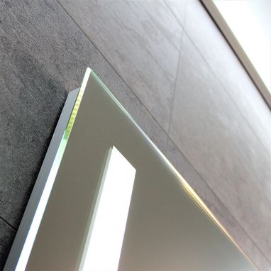 DUSEL Зеркало LED Smart DE-M1041 Ш65xВ80 сенсорное включение, подогрев, часы, температура